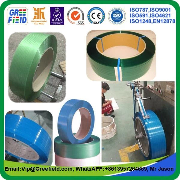 Green, Blue PET.StrappingRolls.CE.ISO-Greefield